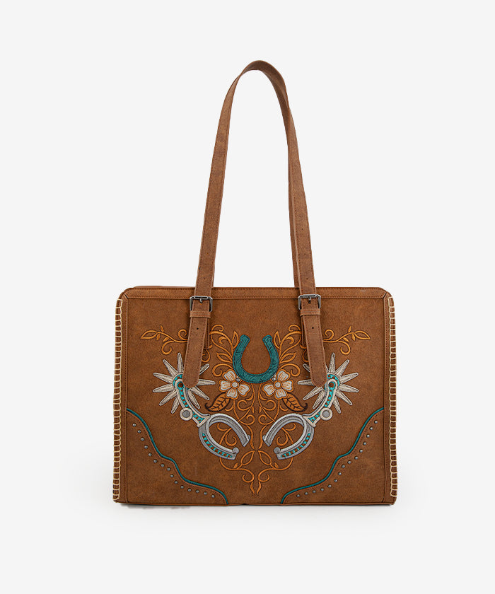 Montana West embroidered western tote bag main product image